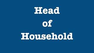 Could you be Head of Household?