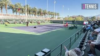 Grand Slam Champion Conchita Martinez Working With Mirra Andreeva at Indian Wells