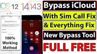 How to Bypass iCloud Activation Lock | Sim Call fix | Everything Fix in Full Free | New Bypass Tool