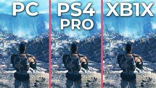 Fallout 76 – PC 4K Ultra vs. PS4 Pro vs. Xbox One X Graphics Comparison