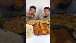 KFC STYLE CHICKEN LEGS CURRY EATING CHALLENGE BROTHER vs BROTHER #eating #foodie #kfc