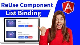 how to bind list in angular | reusable component | Angular