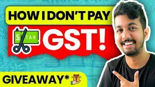 How to avoid GST LEGALLY on the purchase of a PRODUCT? | GIVEAWAY VIDEO | Aaditya Iyengar