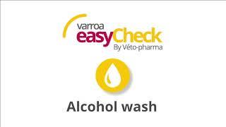 How to use Varroa EasyCheck with the alcohol wash method?