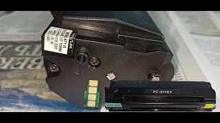 Заправка картриджа PC-211EV для принтера Pantum, тонером Pantum PC-211RB + чип черный