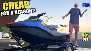 We Bought a 2021 Sea-Doo Spark at Auction DIRT CHEAP! Will it start?