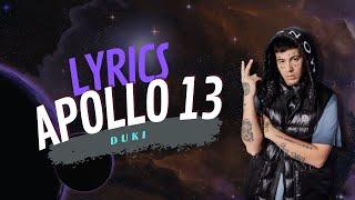 DUKI - aPoLLo13 (Letra/Lyrics) | Modo Diablo