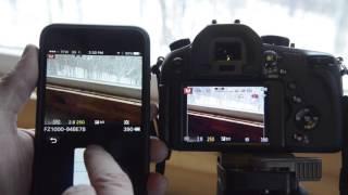 How to connect iPhone to WIFI on the Panasonic FZ-1000