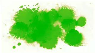 Ink splatter green screen effect video / sa media network