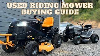 Top 5 Tips For Buying A Used Riding Mower That Will Last