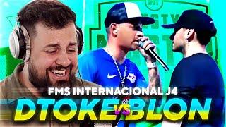 PAPO REACCIONA A DTOKE VS BLON  EN FMS INTERNACIONAL JORNADA 4