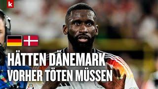 Rüdiger über Sieg und Gewitterpause: Das macht das Team jetzt anders | Deutschland - Dänemark 2:0