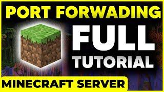 How to Port Forward your Minecraft Server (Latest) Working