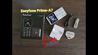 Easyfone Prime-A7 GSM Mobile Phone Unboxing