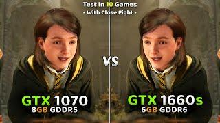 GTX 1070 vs GTX 1660 Super Test In 2023 With 10 Games