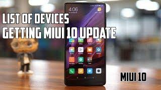 List of Xiaomi devices getting MIUI 10! Update ,  New MIUI 10 Features!