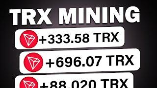 Free TRX (Tron COINs) in seconds (No Deposit) : Free TRX Mining Site 2025