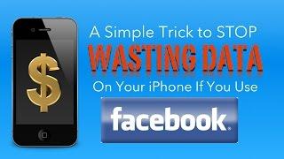 Save WASTED Data Usage on Your iPhone (If You Use Facebook)