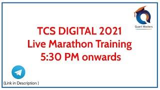 TCS DIGITAL 2021 Marathon Coding