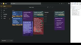 Google keep clone - Demonstration