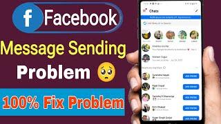 How To Fix Message Sending Problem On Facebook || Message Not Sending || Message Send Nhi Ho Rhe