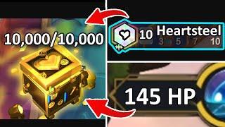*World's Record* 10 Heartsteel + 145 HP! Total 10,000 Heart Cash out!
