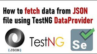 Data Driven Testing using JSON file with TestNG DataProvider