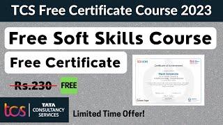 TCS Free Soft Skills Online Course with Free Certificate
