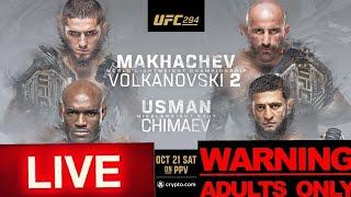 UFC 294: MAKHACHEV VS VOLKANOVSKI 2 + USMAN VS CHIMAEV LIVE BETTING STREAM