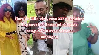 flore Lille rire, rose 237 à arracher le pouvoir à Bertrand chic par coupd'État avec decome amougou