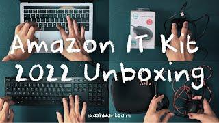 Amazon Intern Onboarding Kit Unboxing | 2022 | IT Equipment