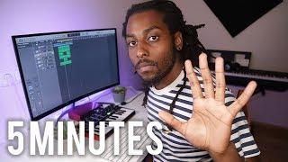 MAKING A FIRE MELODY IN 5 MINUTES *It's Fire* | Making a beat Logic Pro X From Scratch