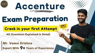 Accenture | Exam Level Preparation | Don't Miss #v2v #placement #reasoning #aptitude