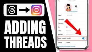 How to Add Threads Badge in Instagram Bio | Simple Steps! 2025