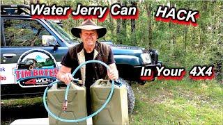 Water Jerry Can Hack For Your 4x4 - [ Food Grade Hose and Jerry Can ]