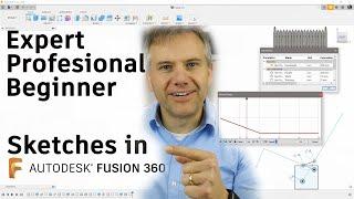Fusion 360 Tutorial - Sketches in 3 Levels of Difficulty | Season 3