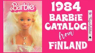 Barbie 1984 Catalog from Finland (In Finnish) w/Some European Only Sets ~ Toy-Addict