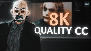 8K QUALITY CC YAPIMI (Kalite Arttırma) - After Effects Dersleri