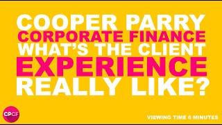 Kevin McCoy - What's it like working with Cooper Parry Corporate Finance