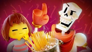Papyrus and Frisk - Let Him Cook! [Undertale 3D Animation]