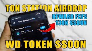 Cara Withdraw Airdrop TON Station | SOON Token Withdrawal | BKD tutorials Airdrop Untuk Pemula