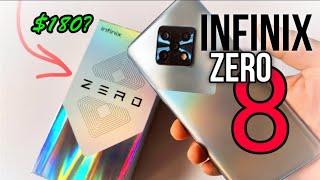 Impressive $180 Gaming phone 90Hz- Infinix ZERO 8 Unboxing!