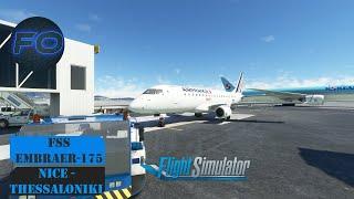  MSFS 2020 | VATSIM | FSS E-175 | Nice - Greece!