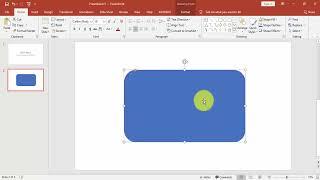 How to align text to a shape in Microsoft PowerPoint