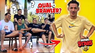 ADIVINHE o BRAWLER com MIMICAS na MANSAO BRAWL!  (EU NUNCA RI TANTO!)