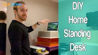 DIY Home Standing Desk by a Physiotherapist | How to make a Standing Desk