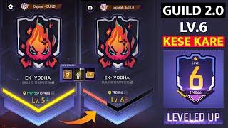 Guild 2.0 Level Up Problem Free Fire | Guild Level 6 Kaise Kare | Guild LvL 6 Maintenance Cost