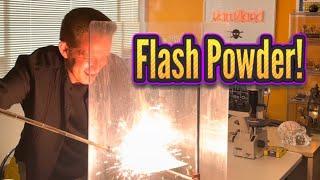 Flash Powder: Titanium & Ammonium Perchlorate in RamZland!  #ScienceForKids #RamZland #STEM