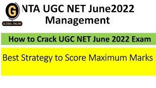 NTA UGC NET 2022 Management  Best Strategy to Score Maximum Marks