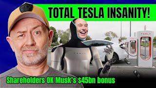 Tesla Shareholders OK Magic Musk $45bn BS Bonus! | Auto Expert John Cadogan